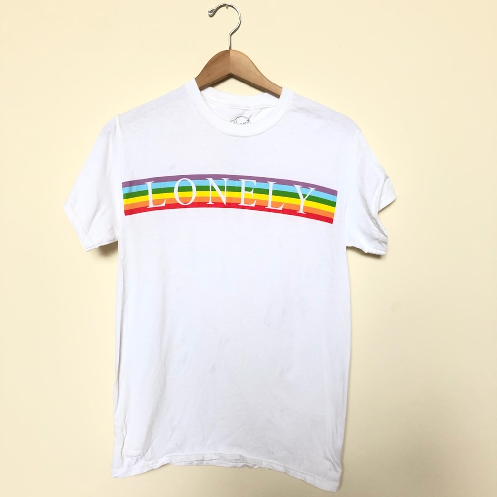 Men’s Small LGBT Pride Lonely T-Shirt Pacsun